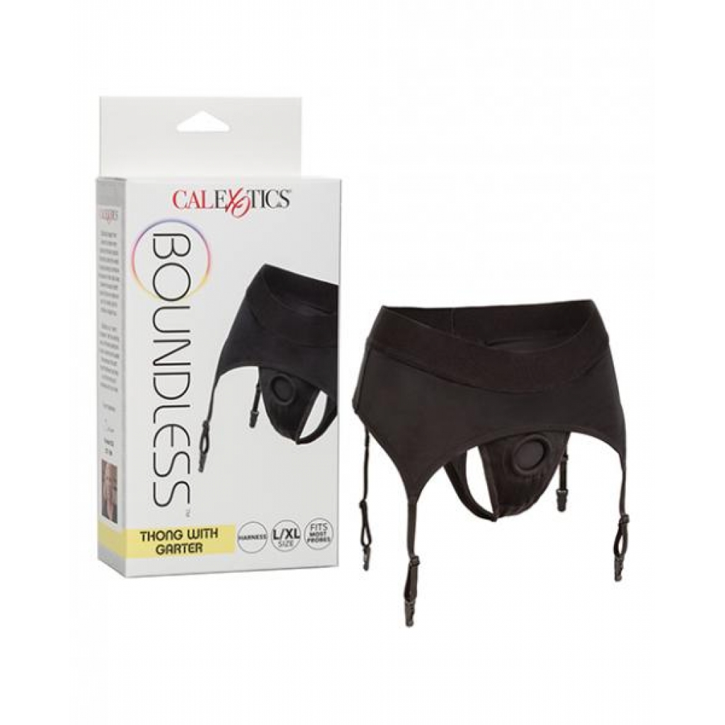 Boundless Thong with Garter - L/XL Elegant Harness