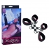 Scandal Adjustable Hog Tie in Black/Red