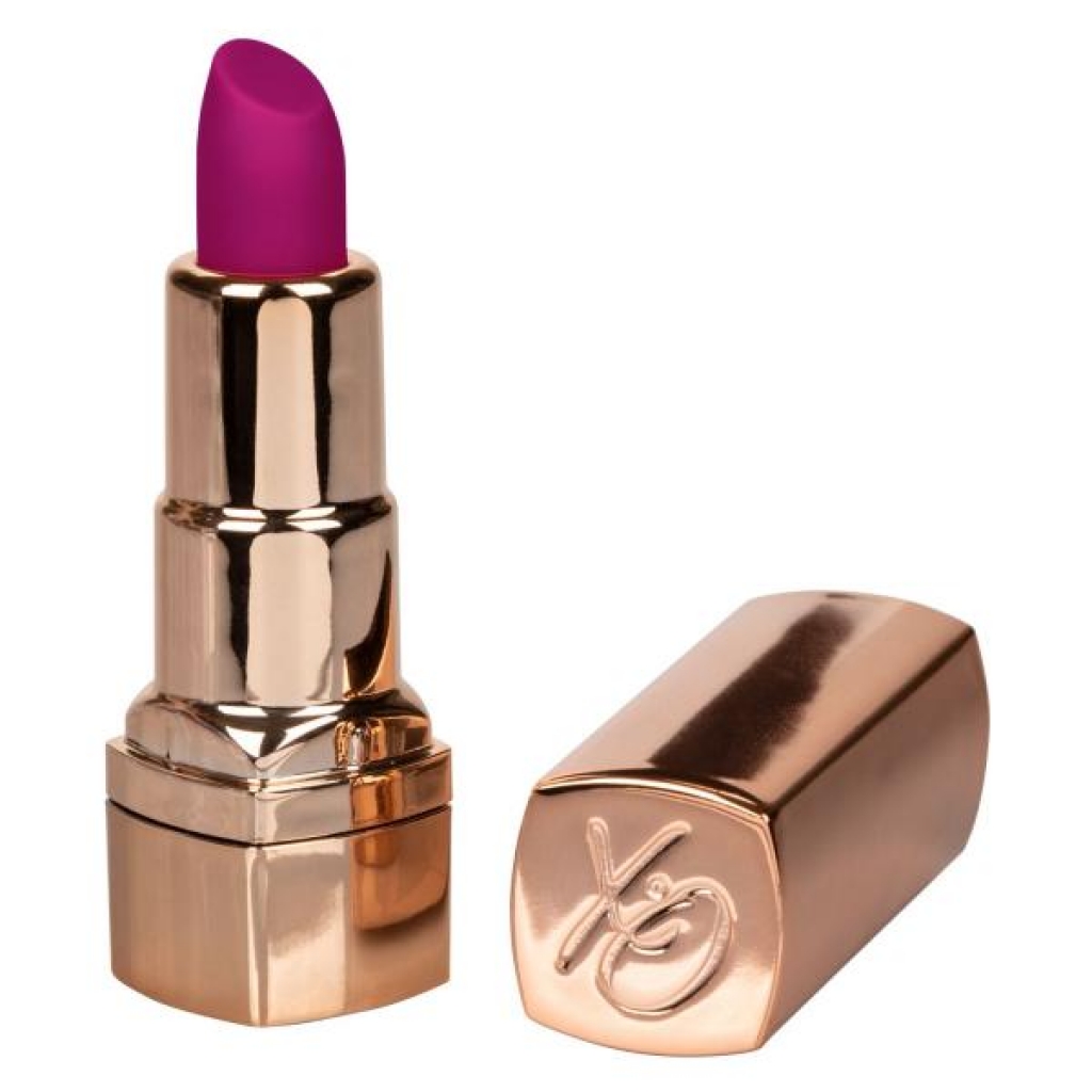 Hide And Play Rechargeable Lipstick Vibrator - Purple