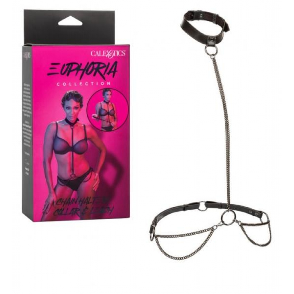 Euphoria Chain Halter Collar & Leash Set