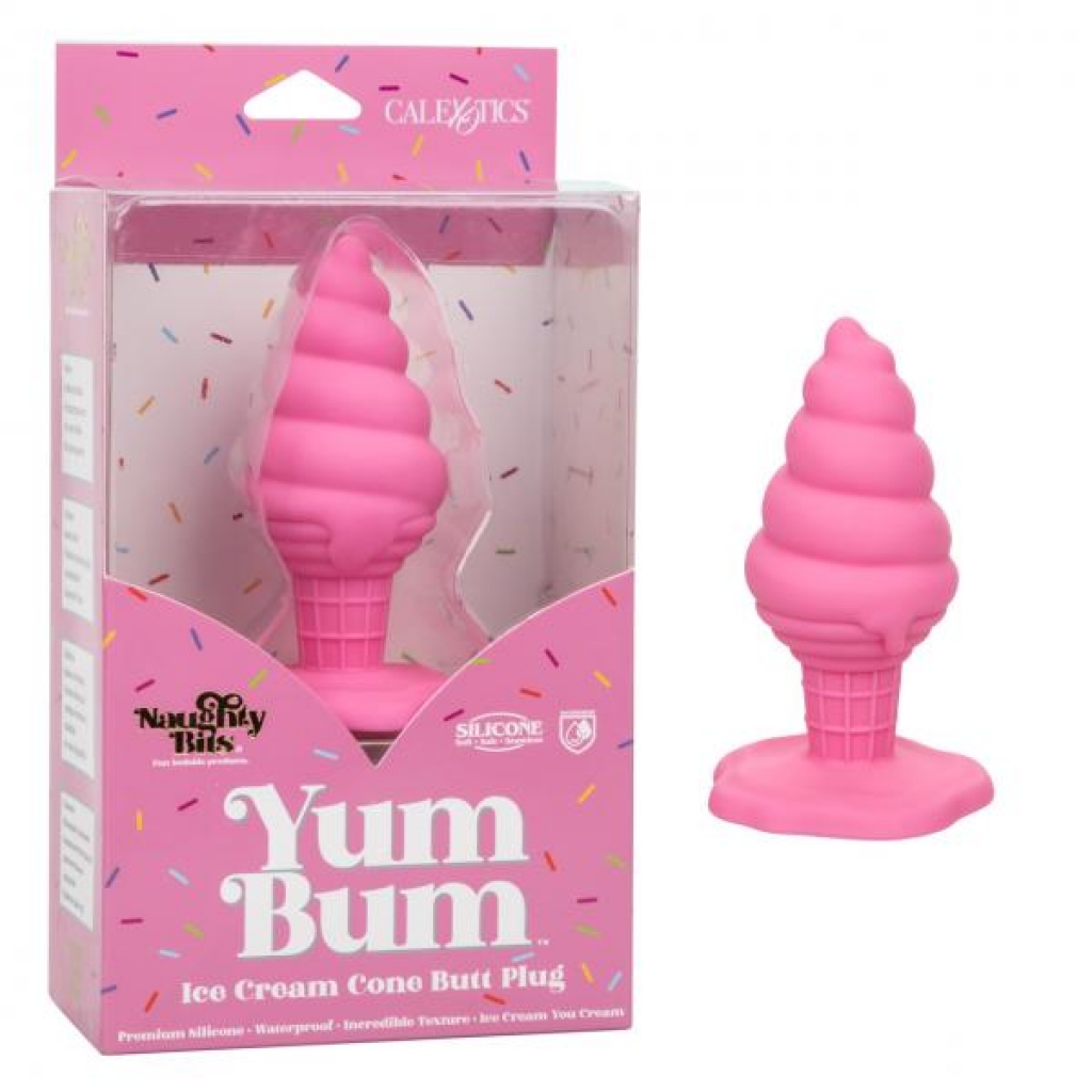 Naughty Bits Yum Bum Ice Cream Butt Plug - Pink