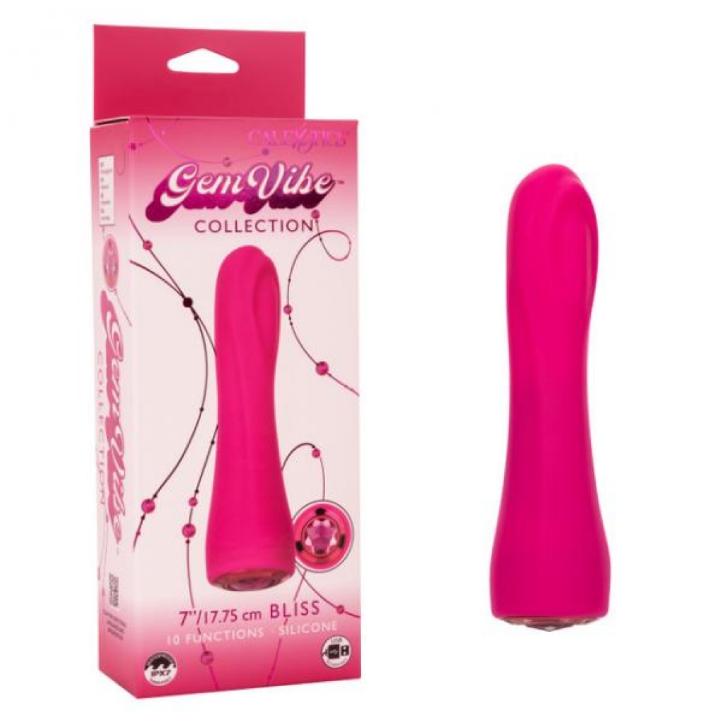 Gem Vibes Bliss Vibrator - Pink