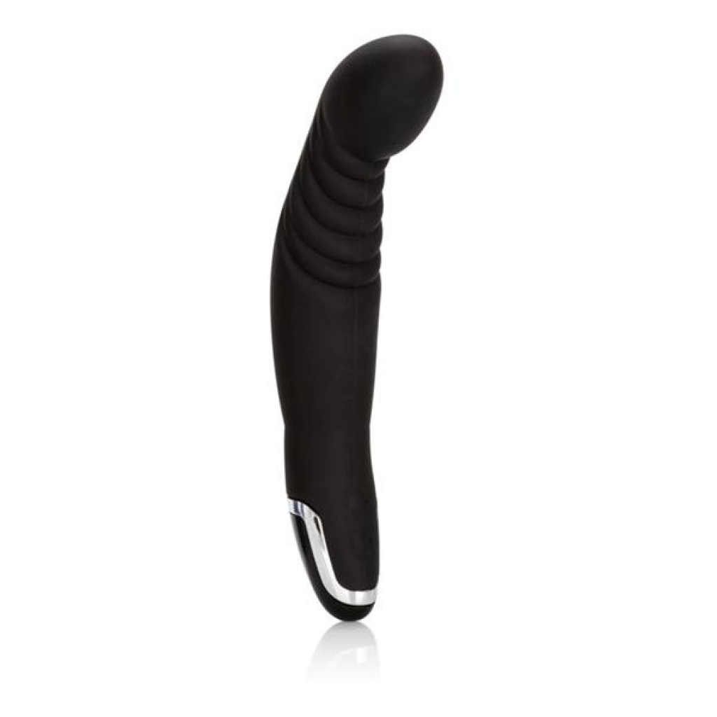 Dr. Joel Ridged P Silicone Prostate Massager - Black