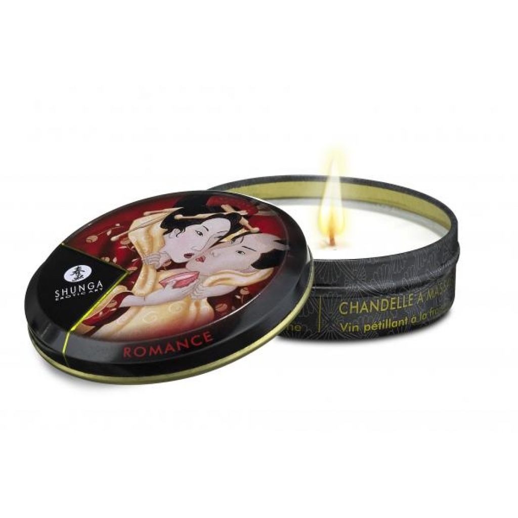 Shunga Sparkling Strawberry Wine Massage Candle