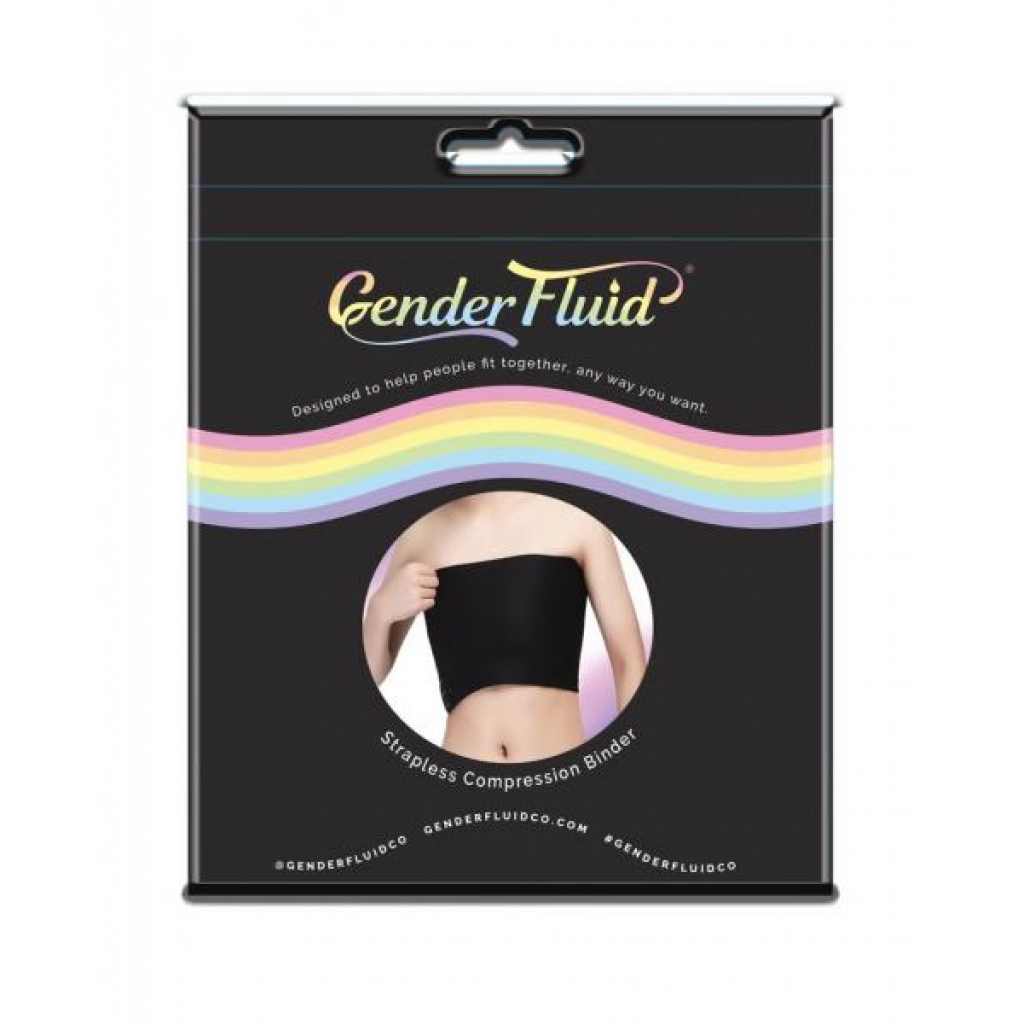 Gender Fluid Chest Compression Binder Black 2xl