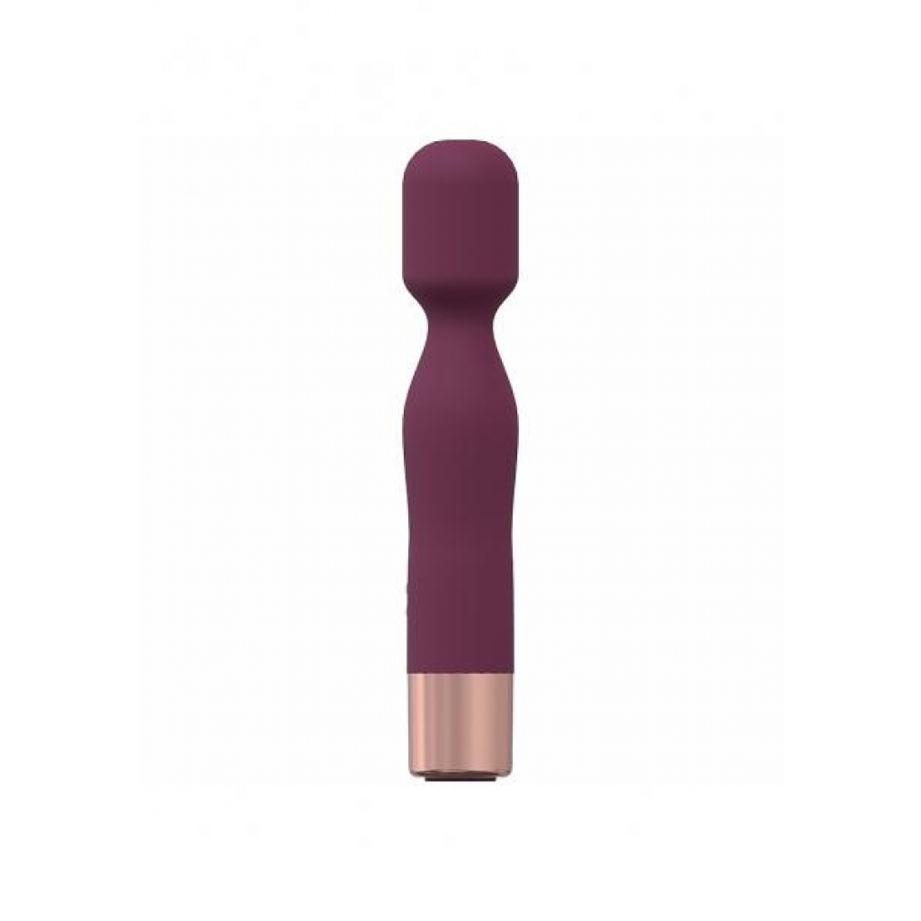 Loveline Glamour Mini Wand - Burgundy, Powerful and Compact