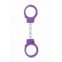 Ouch Beginners Handcuffs Purple - Fun Bondage Accessory