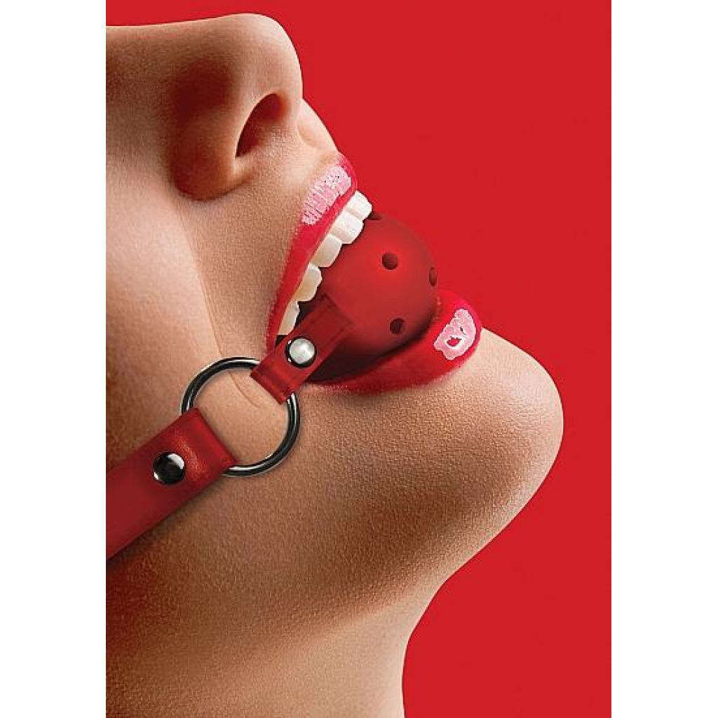 Ouch! Ball Gag - Red