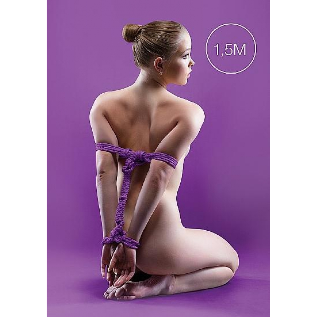 Japanese Mini Rope - 1.5m Purple - BDSM