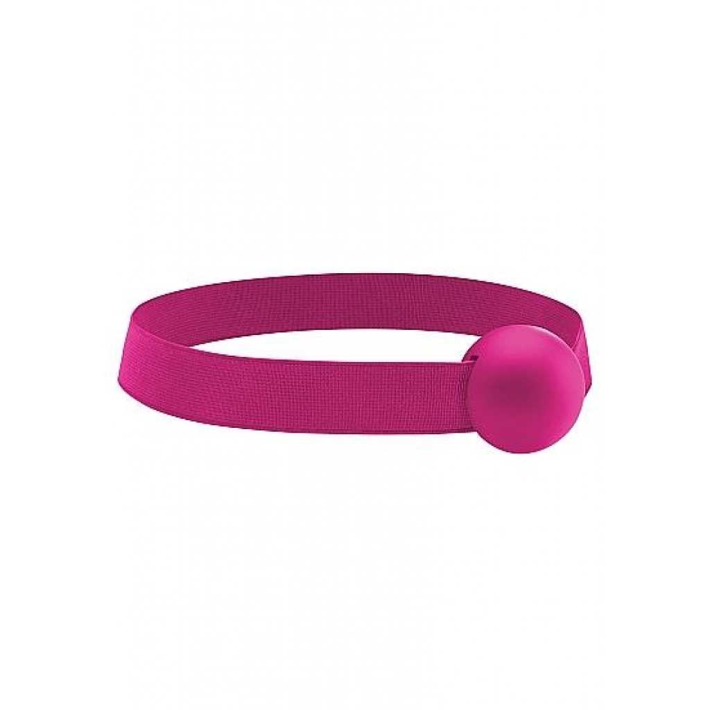 Elastic Ball Gag - Pink