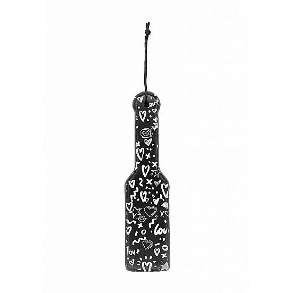 Love Street Art Fashion Printed Paddle - Black