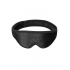 Velvet & Velcro Adjustable Eye Mask - Black