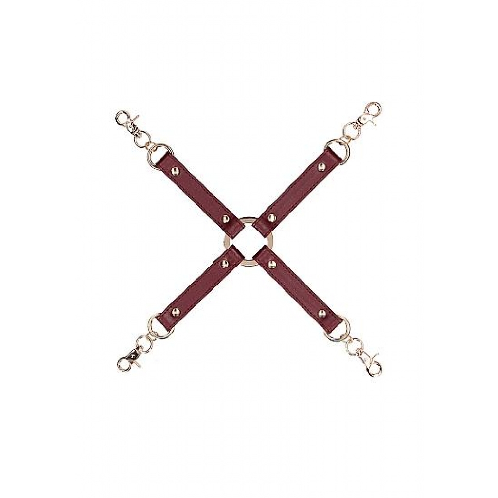 Ouch Halo Hogtie Connector - Burgundy