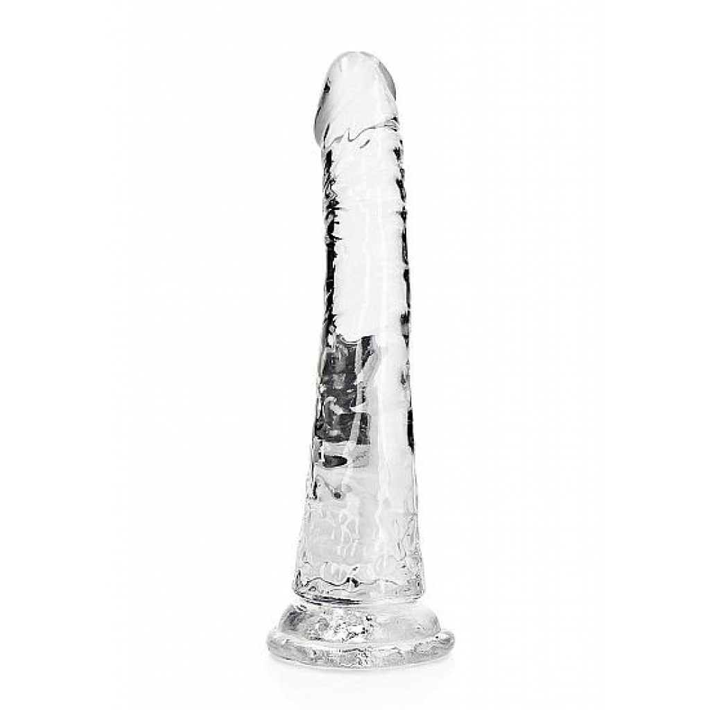 Realrock Slim Dildo - 7 inches Transparent