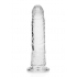 Realrock Slim Dildo - 7 inches Transparent