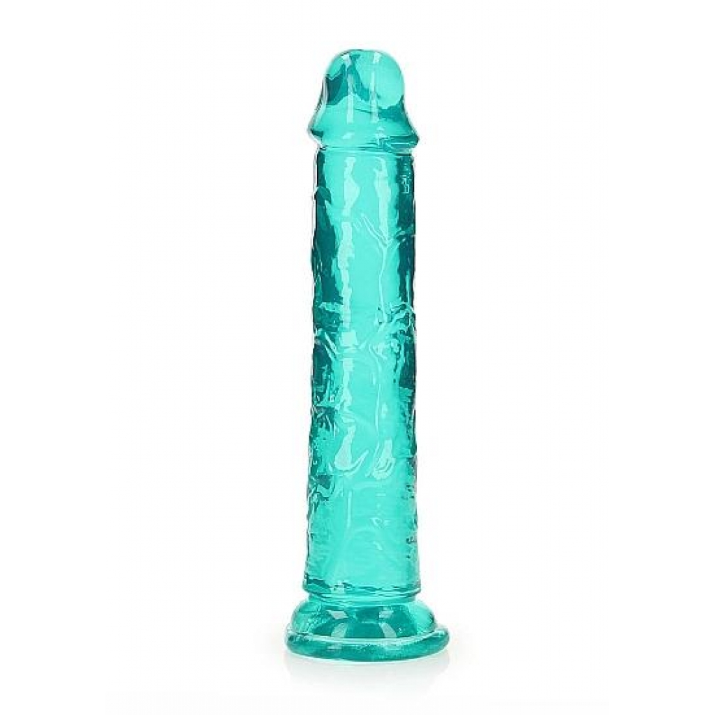 Realrock Straight Realistic 7-Inch Dildo Turquoise