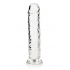 Realrock Straight Realistic 8 In Dildo - Transparent