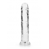 Realrock Straight Realistic 9 In Dildo - Transparent