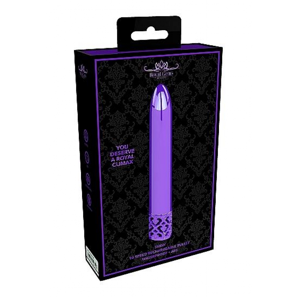 Royal Gems Shiny Purple Bullet Rechargeable