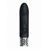 Royal Gems Dazzling Black Rechargeable Silicone Bullet