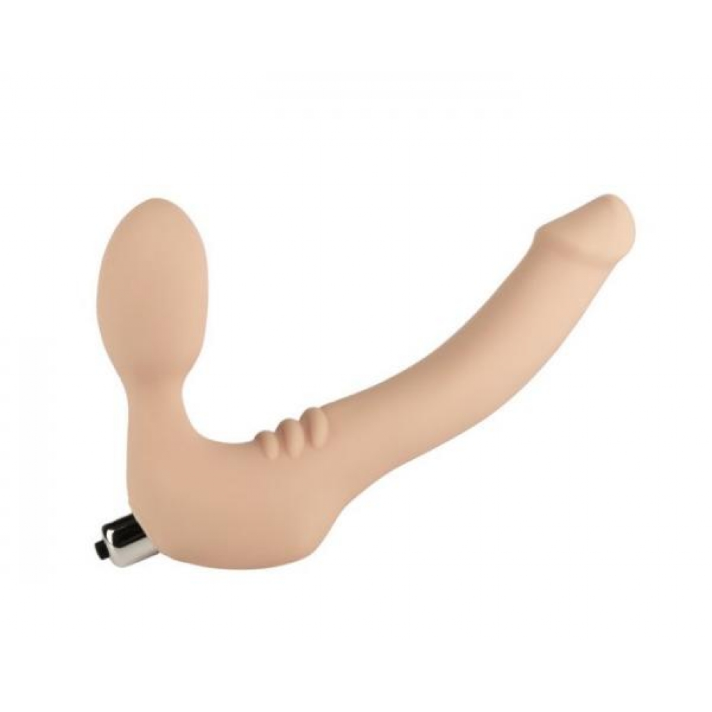 Simply Strapless Large Vibrating Strap-On