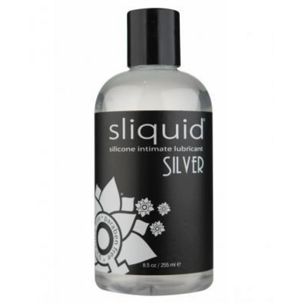 Sliquid Naturals Silver Silicone Intimate Lubricant - 8.5oz