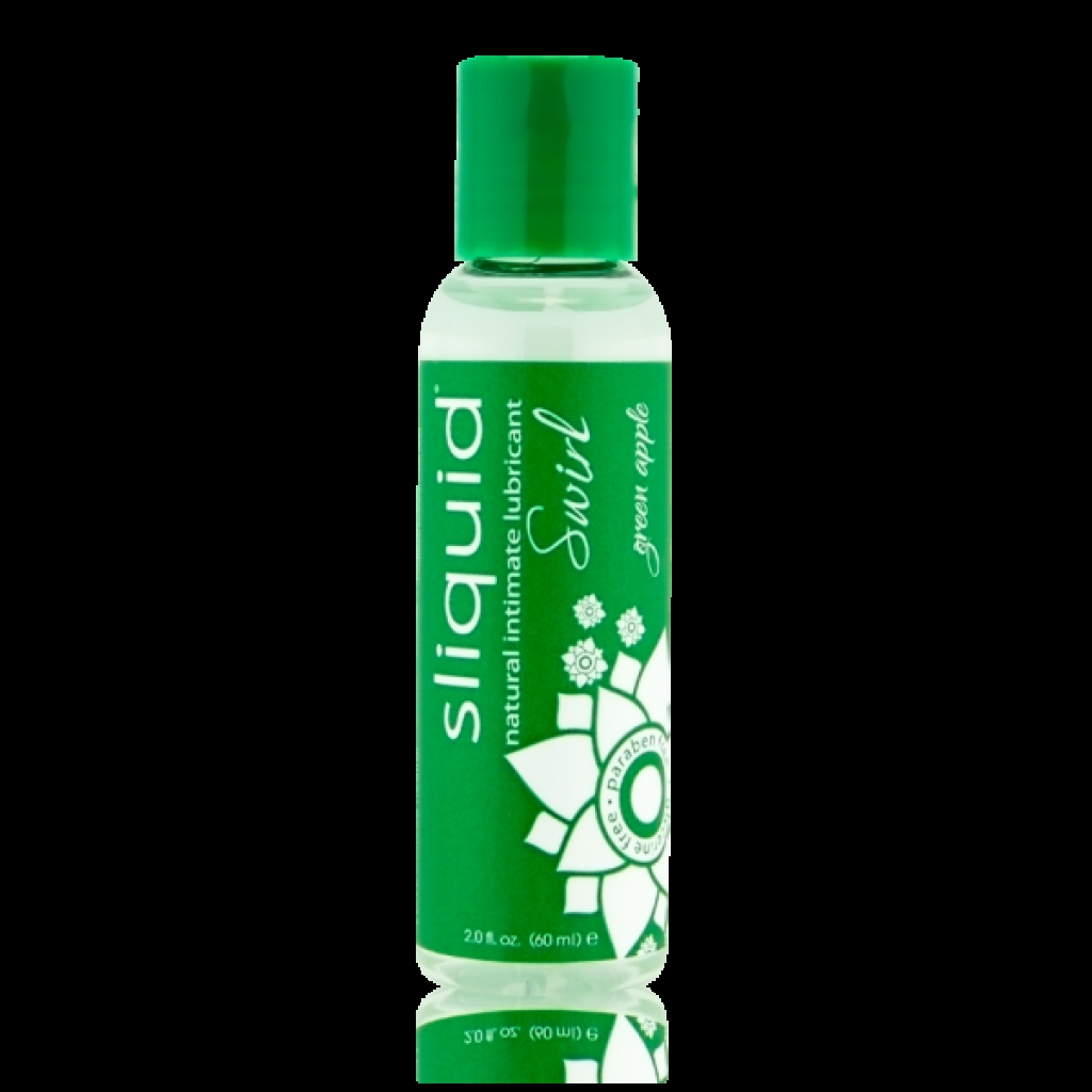 Sliquid Naturals Swirl Lubricant - Green Apple 2oz