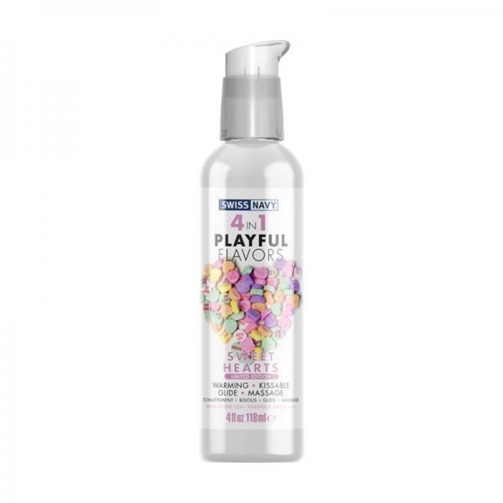 Swiss Navy 4 In 1 Playful Sweet Heart 4 Oz