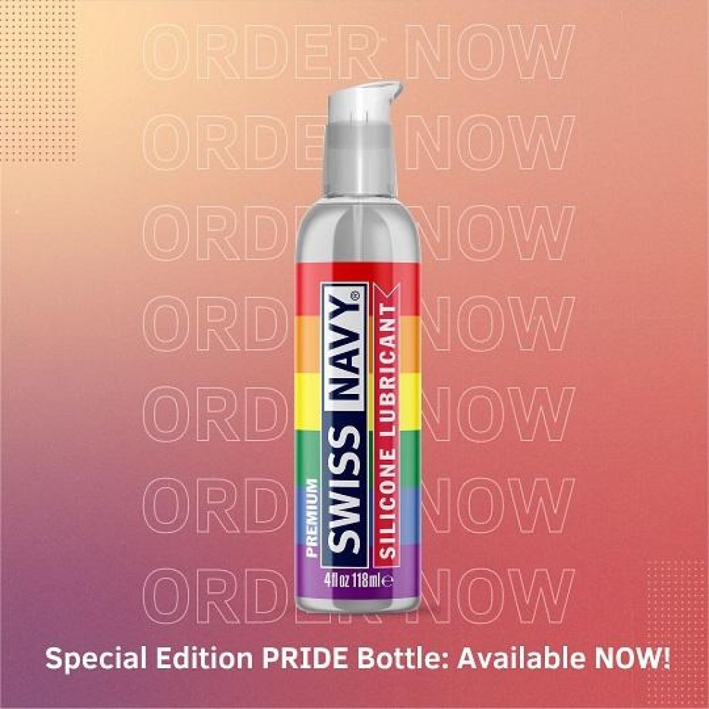 Swiss Navy Pride Edition Silicone Lubricant - 4oz