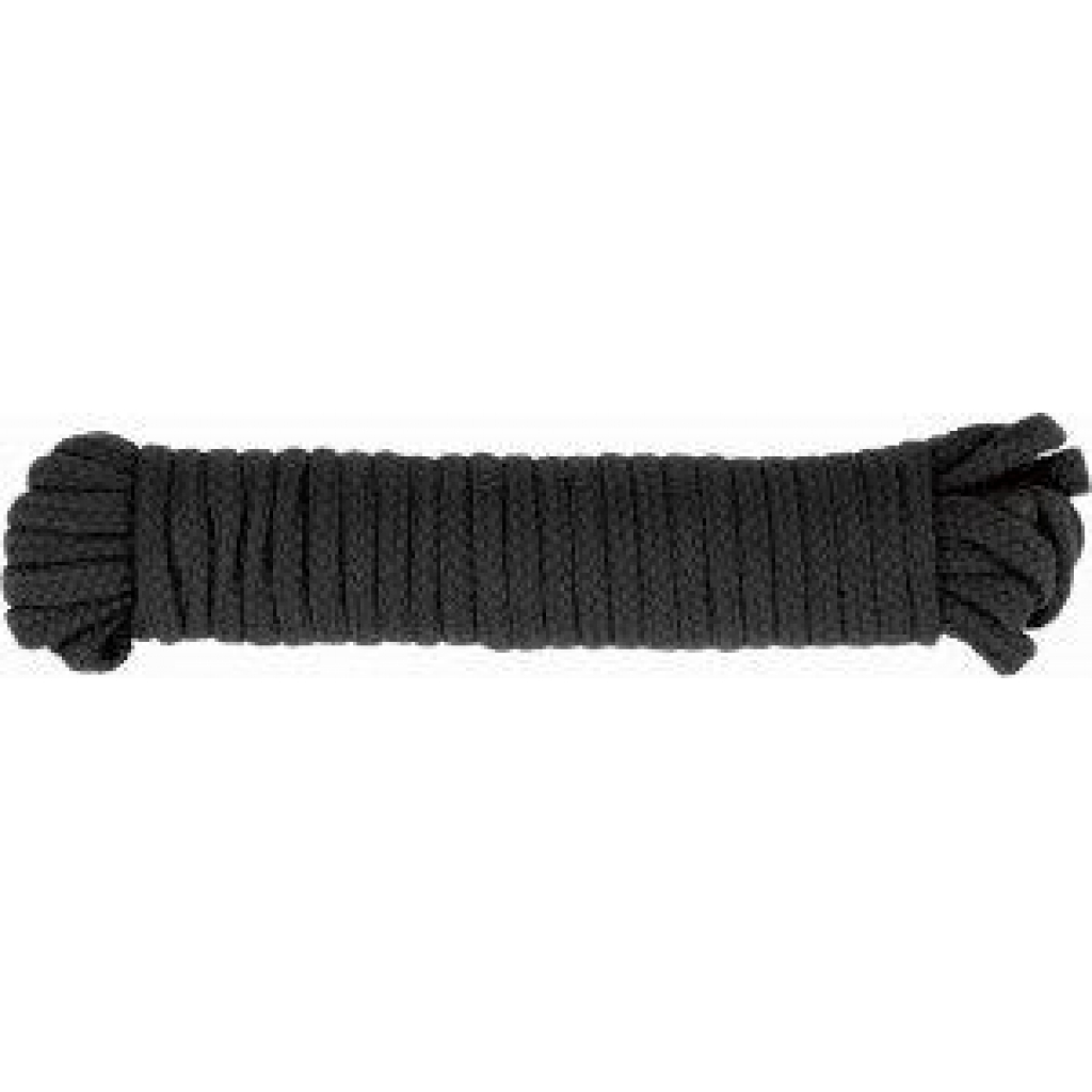 Bondage Soft Rope - 33ft Black