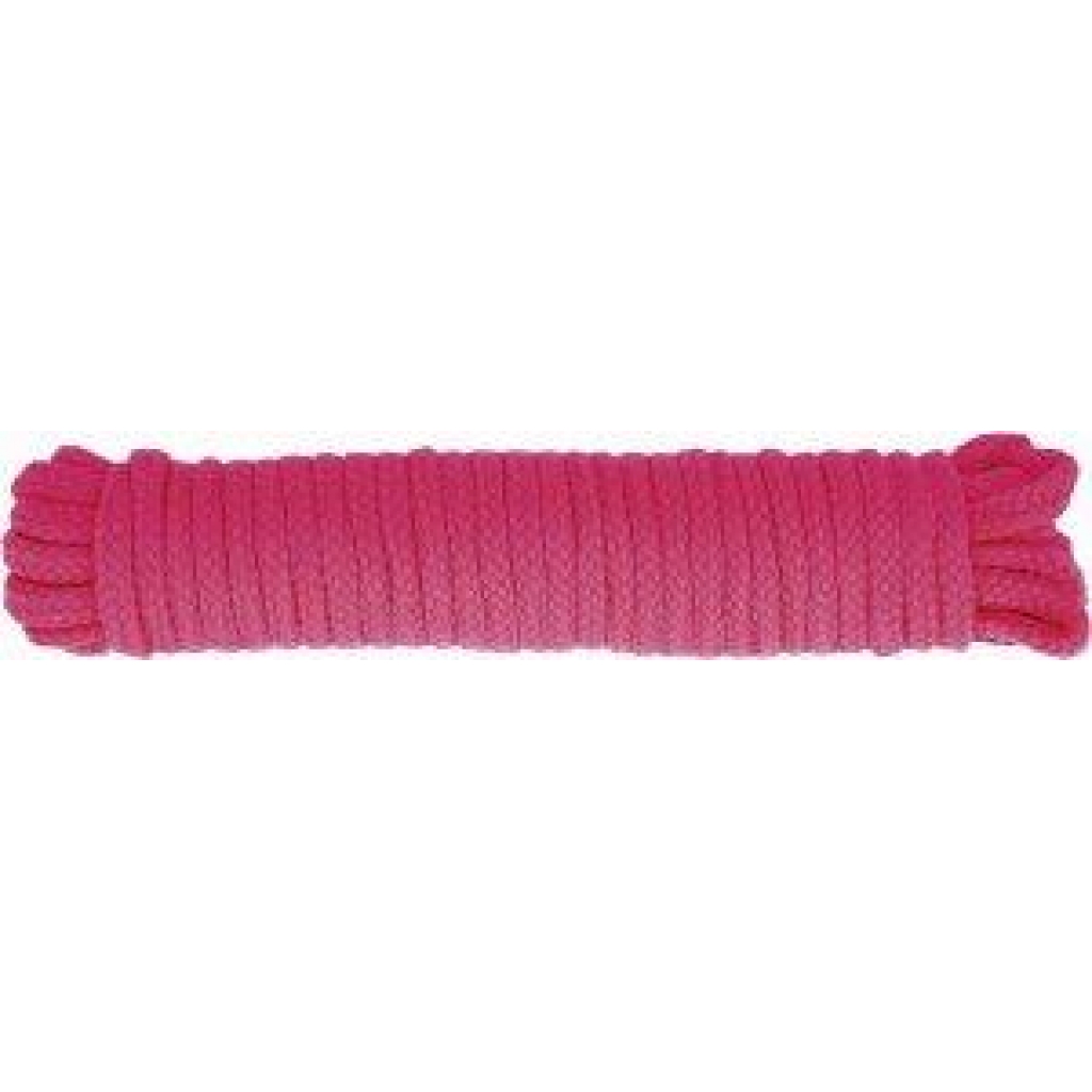 Bondage Soft Rope - 33ft - Pink