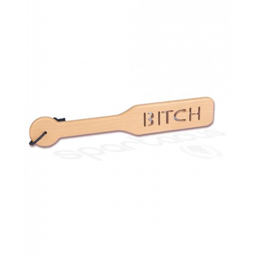 Zelkova Wood Bitch Paddle - 32cm Stylish Discipline Tool