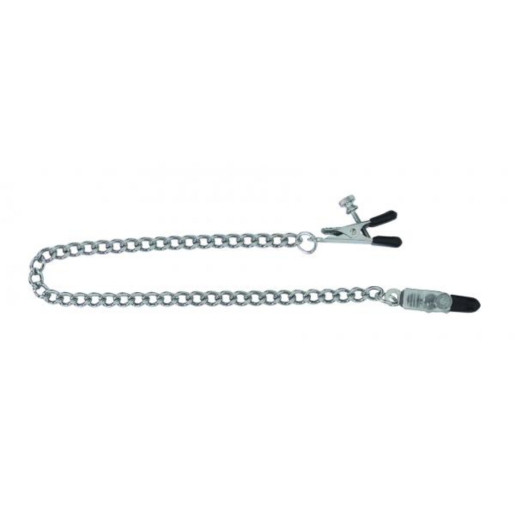 Adjustable Tapered Tip Nipple Clamps With Link Chain