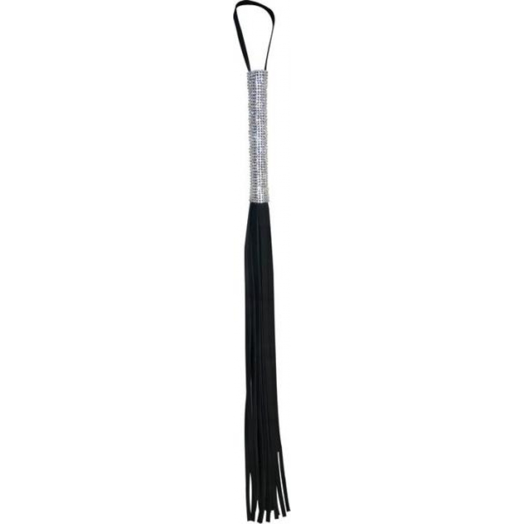 Sex and Mischief Sparkle Flogger - Black