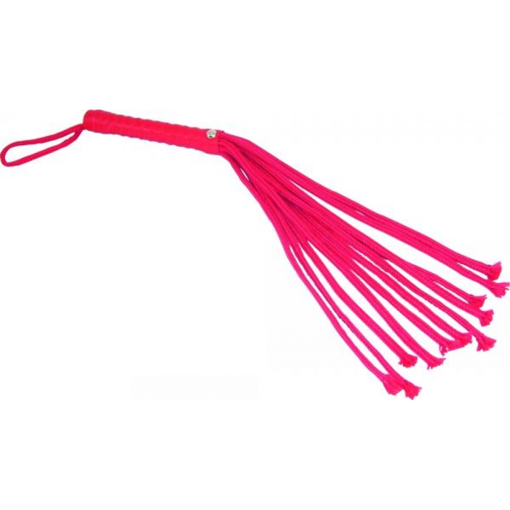 Sex & Mischief Red Rope Flogger