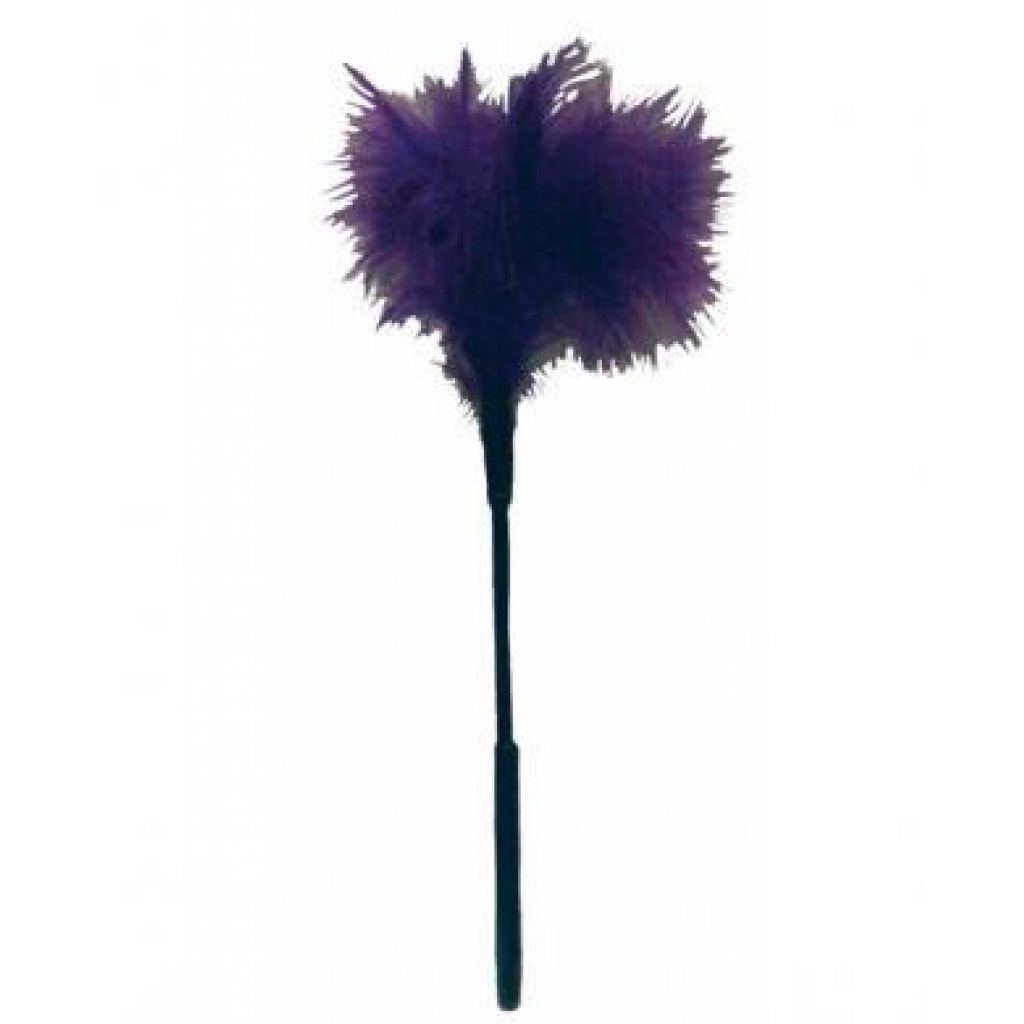 Sex & Mischief Feather Tickler 7in Purple