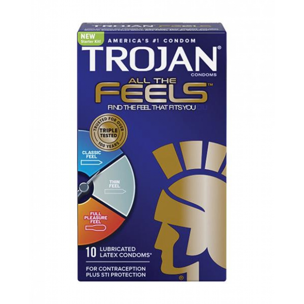 Trojan All The Feels Condom Variety Pack - Explore Your Preferences