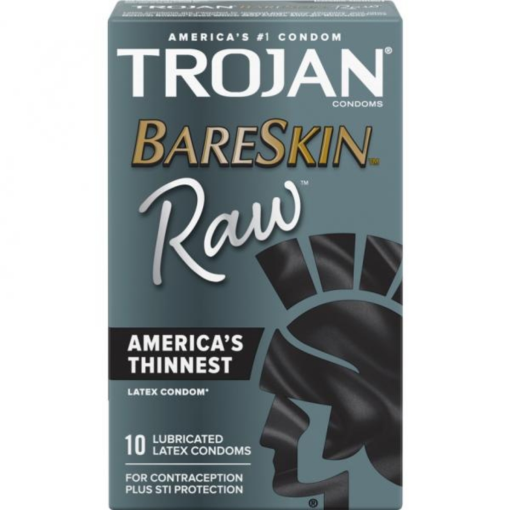 Trojan Bareskin Raw - 10 Count