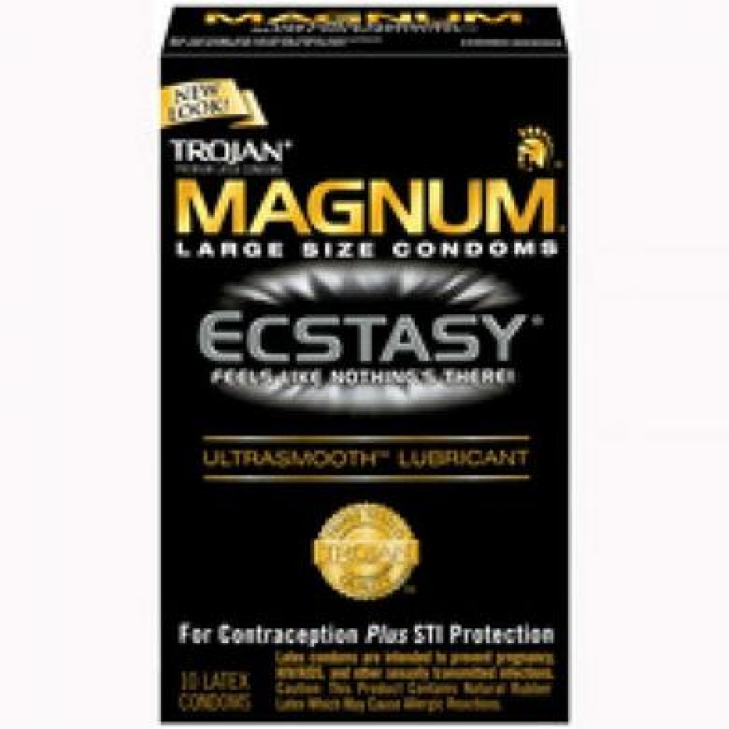 Trojan Magnum Ecstasy Ultrasmooth Lubricated Condoms