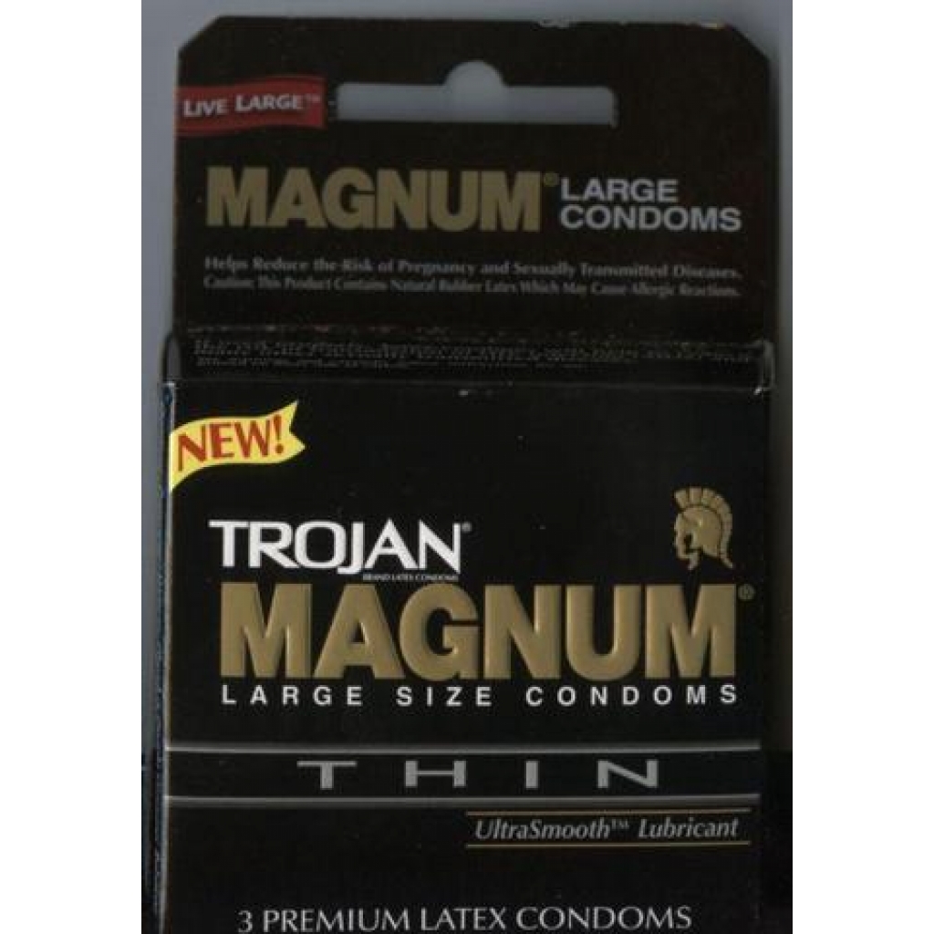 Trojan Magnum Thin - Luxury Condoms for Exceptional Pleasure