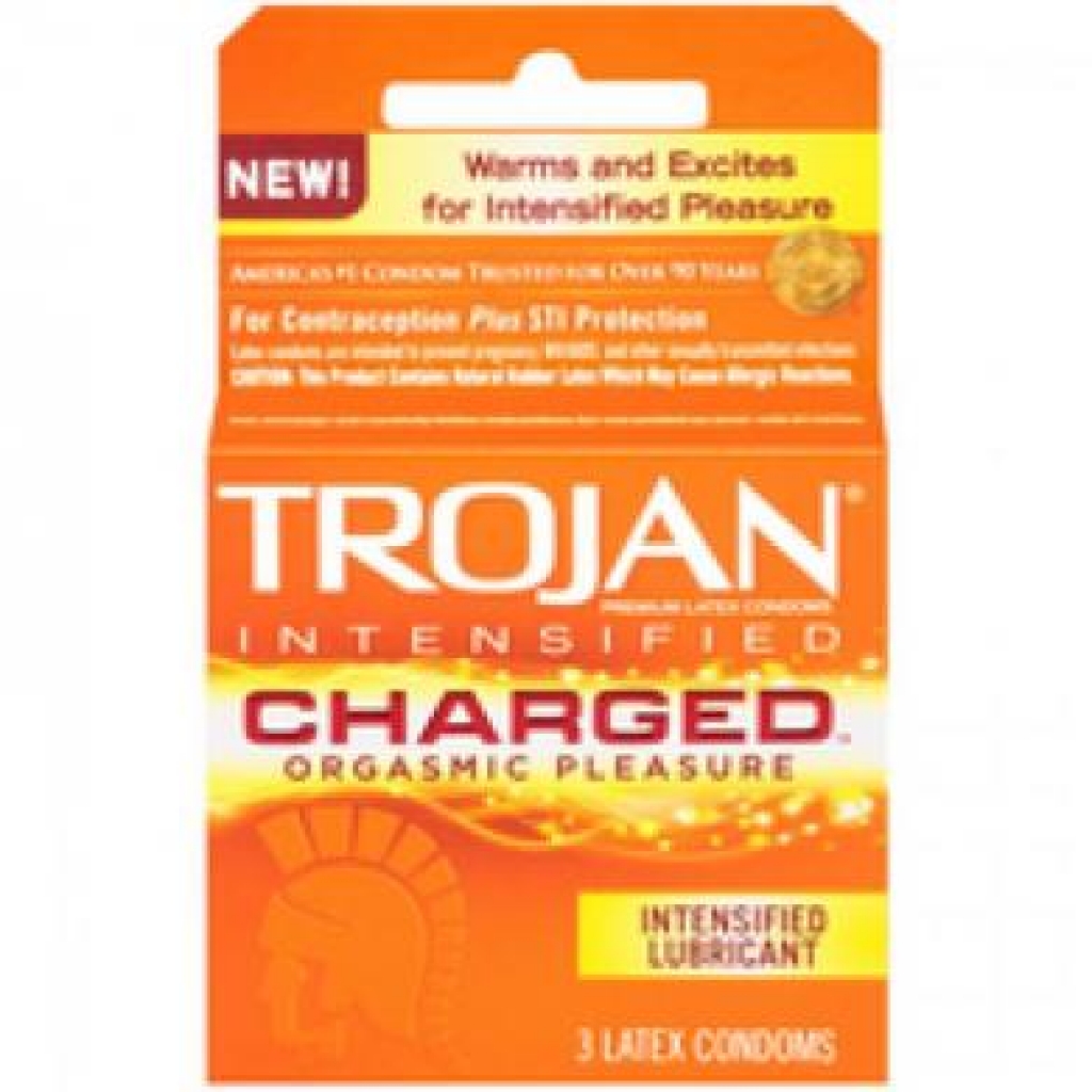 Trojan Intensified Charged Condoms