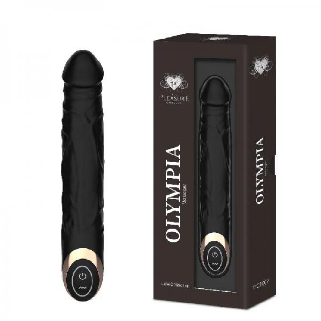 Innovative Olympia Liquid Silicone Vibrator in Black