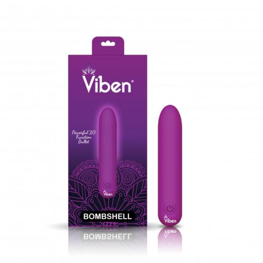 Viben Bombshell Mighty Bullet Vibrator - Berry