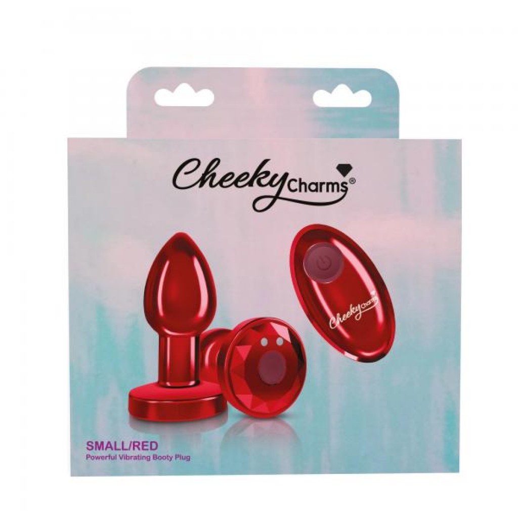 Cheeky Charms Vibrating Metal Plug with Remote