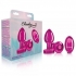 Cheeky Charms Medium Vibrating Metal Plug with Remote