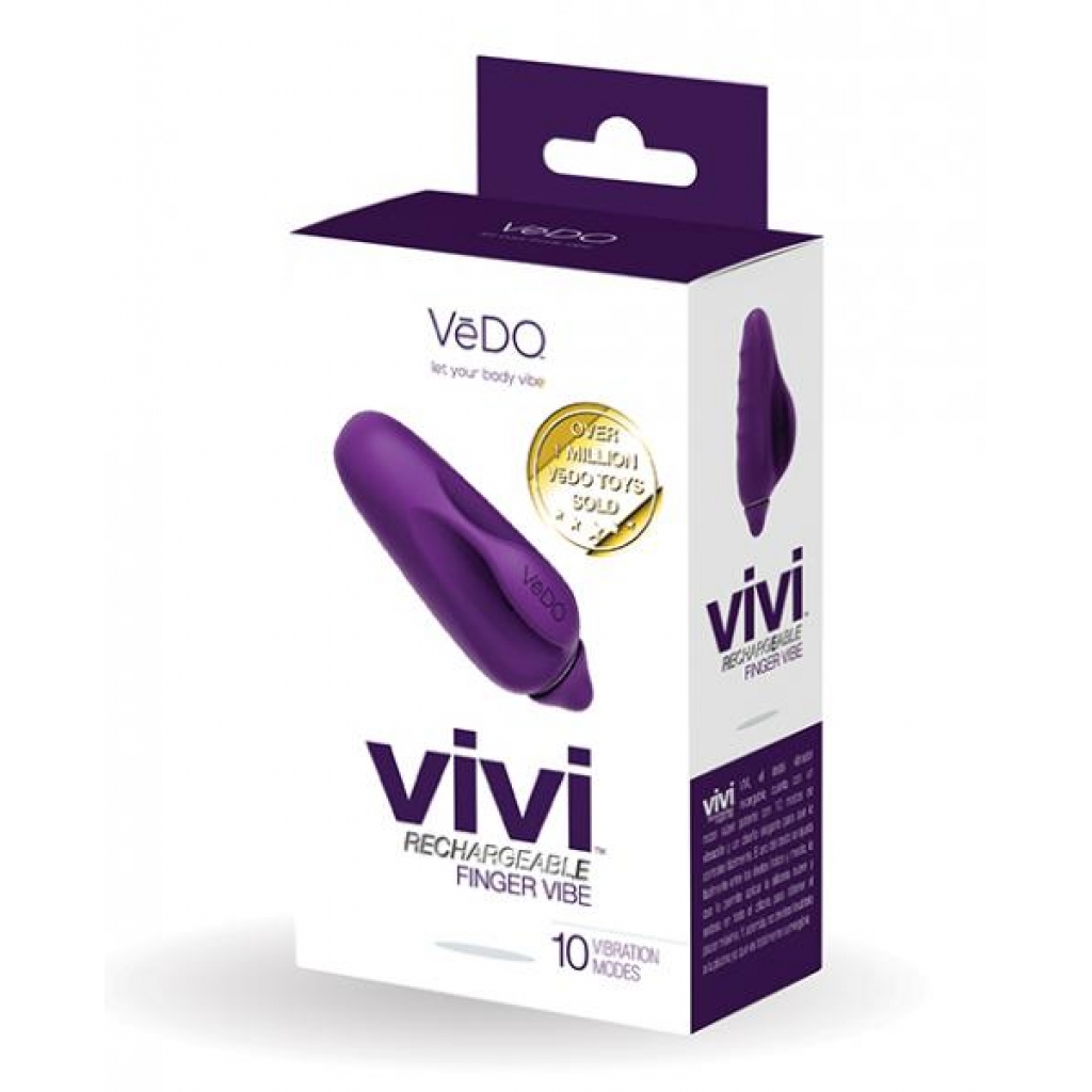 Vedo Vivi Rechargeable Finger - Deep Purple