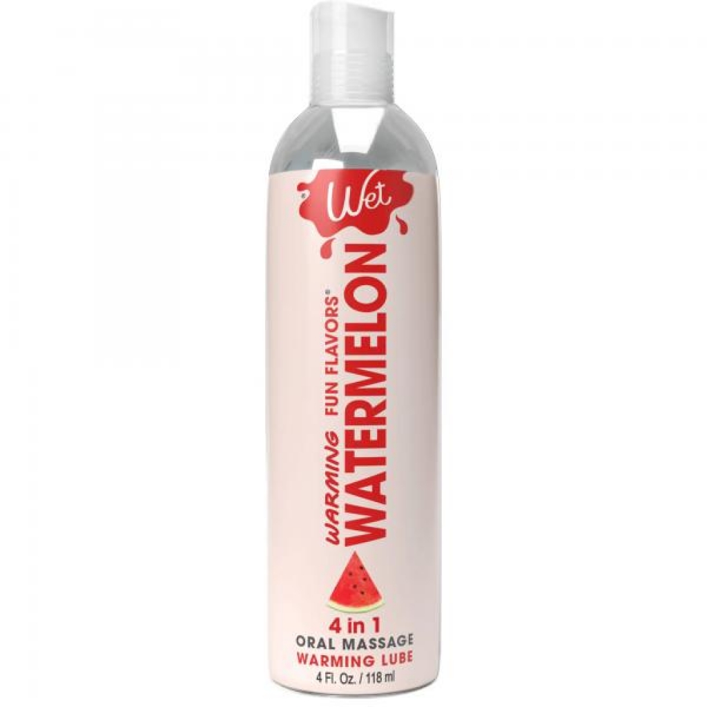 Wet Watermelon Warming Lubricant - 4 Oz