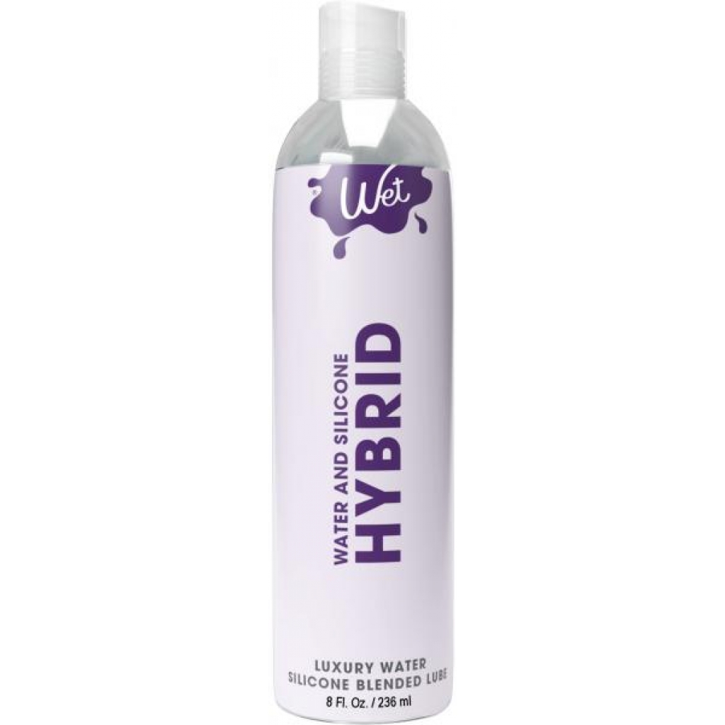 Wet Hybrid Water/Silicone Lubricant - 8 Oz