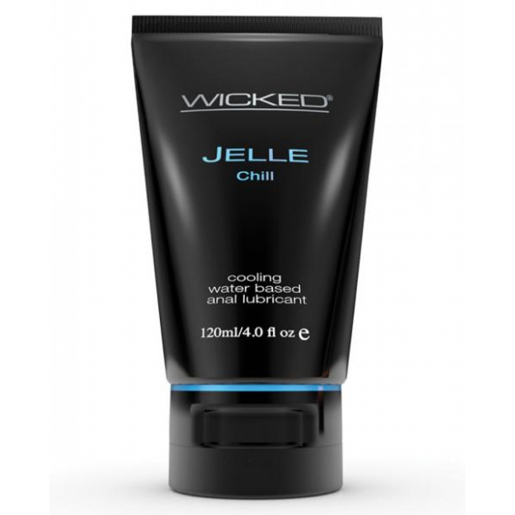 Wicked Jelle Chill Water Base Anal Gel 4oz Tube