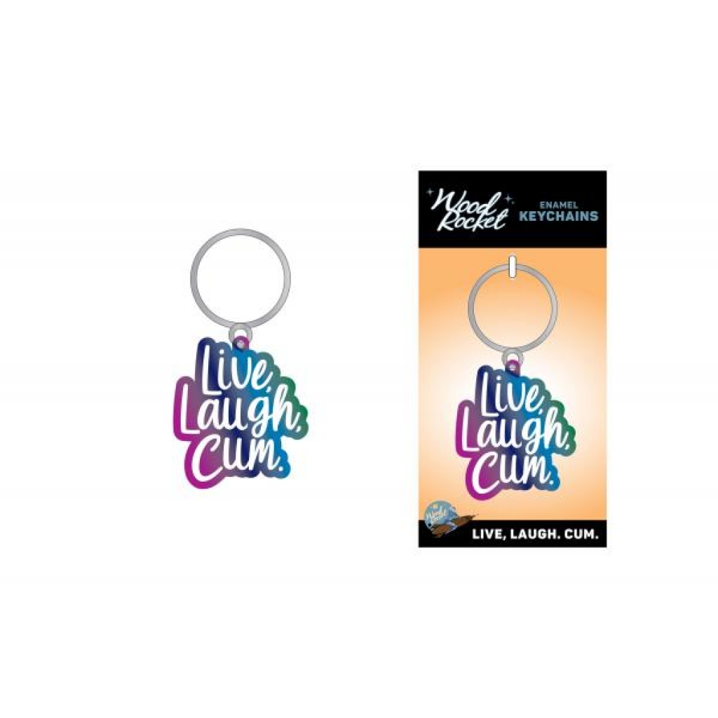 Live Laugh Cum Keychain